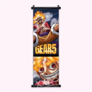 Anime Posters One Piece Luffy Gear 5 Brûlant