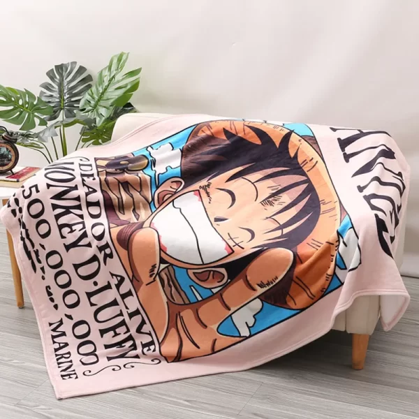 Anime Accessoires One Piece Couverture Luffy Wanted – Image 5