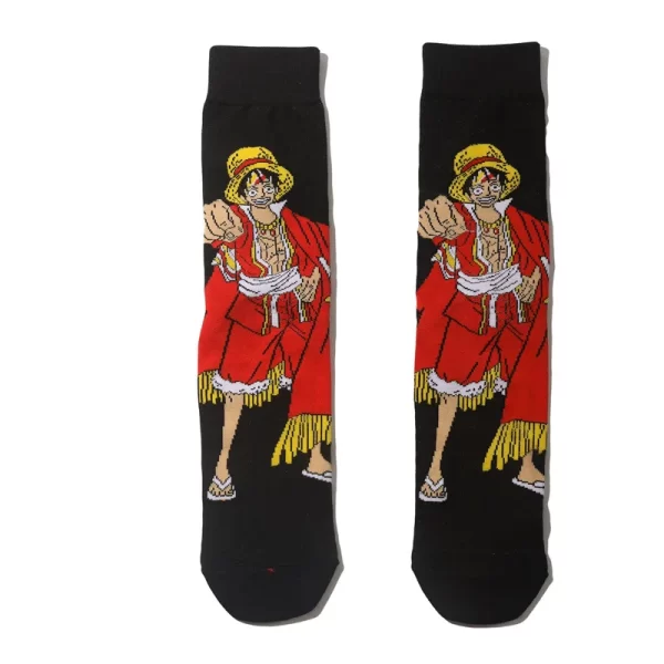 Anime Accessoires One Piece - Chaussettes Coton Luffy
