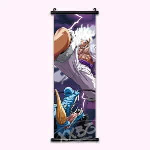 Anime Posters One Piece Luffy Gear 5 vs Kaido Dragon