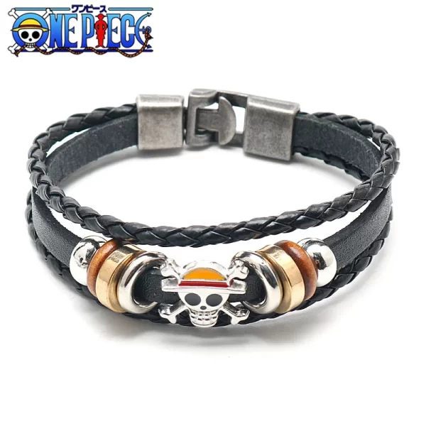 Anime Accessoires Bracelet One Piece Jolly Roger – Image 3