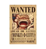 Anime Posters One Piece Wanted Straw Hat Pirates