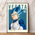 Anime Posters Dragon ball Vegeta SS Toile