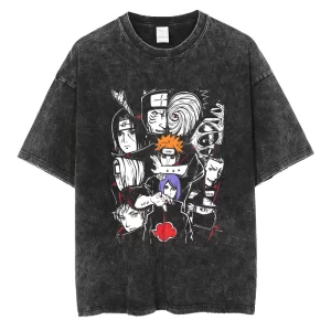 T-Shirt Naruto Vintage Akatsuki T1