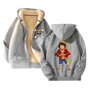 Veste One Piece Grise Monkey D. Luffy V2