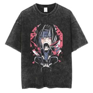 T-Shirt Naruto Vintage Itachi Uchiha T3