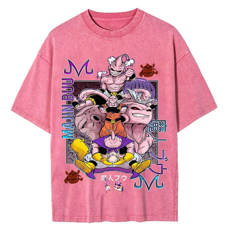 T-Shirt Dragon ball Vintage Majin Buu T5