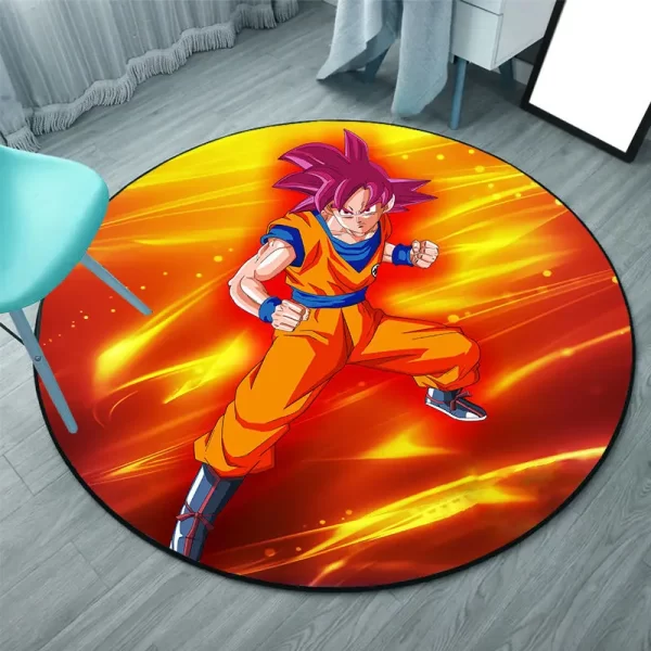 Tapis Dragon ball Rond Son Goku T5