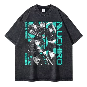 T-Shirt Demon Slayer Vintage Muichiro Tokito