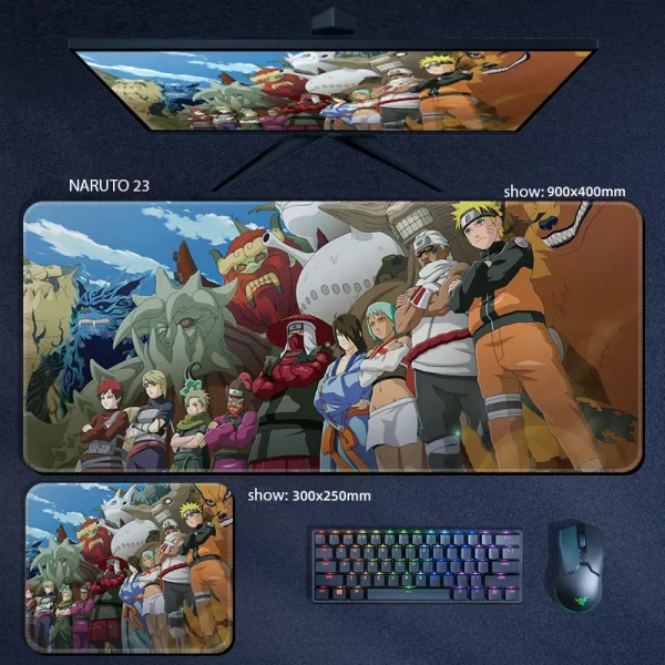 Tapis Naruto Clavier Et Souris Naruto Bijuu