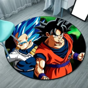 Tapis Dragon ball Rond Son Goku Et Vegeta