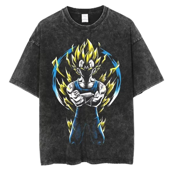 T-Shirt Dragon ball Vintage Vegeta T1