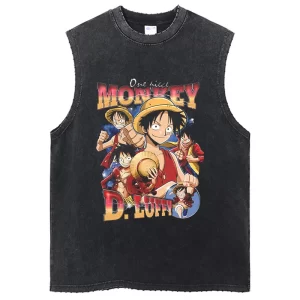 Débardeur One Piece Vintage Luffy