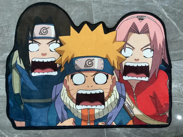 Tapis Naruto Uzumaki Sasuke Sakura