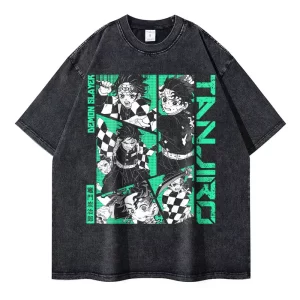 T-Shirt Demon Slayer Vintage Tanjiro