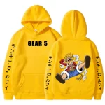 Pull One Piece Luffy Gear 5 Jaune