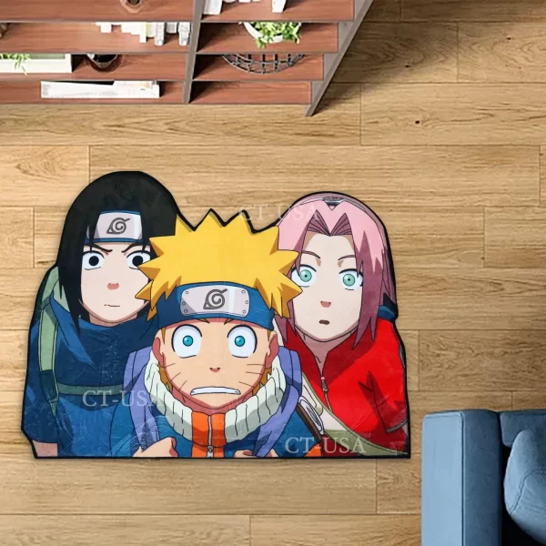 Tapis Naruto Sasuke Sakura Choquées