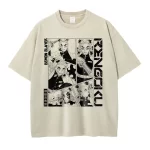 T-Shirt Demon Slayer Vintage Rengoku T1