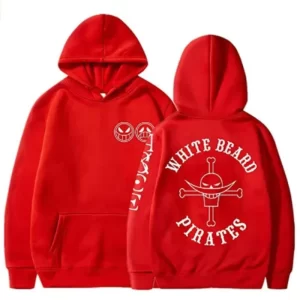 Pull One Piece Rouge L’Équipage de Barbe Blanche