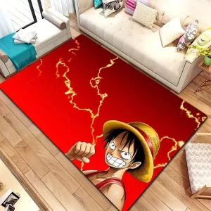 Tapis One Piece Monkey D. Luffy En Colère