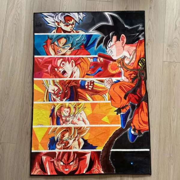 Tapis Dragon ball Goku Forms