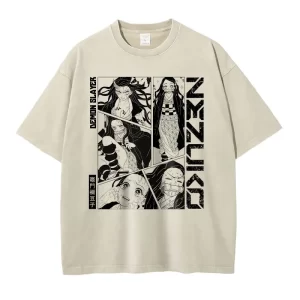 T-Shirt Demon Slayer Vintage Nezuko T1