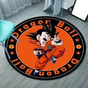 Tapis Dragon ball Rond Petit Son Goku T2