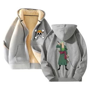 Veste One Piece Grise Roronoa Zoro