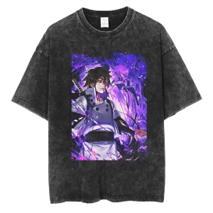 T-Shirt Naruto Vintage Sasuke T1