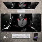 Tapis Naruto Clavier Itachi Uchiha Sharingan Pluie