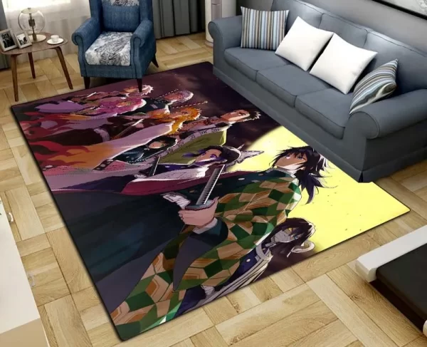 Tapis Demon Slayer Tanjiro Kyōjurō