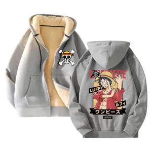 Veste One Piece Grise Monkey D. Luffy V1