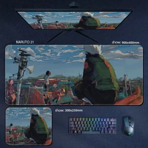 Tapis Naruto Clavier Et Souris Kakashi Élèves