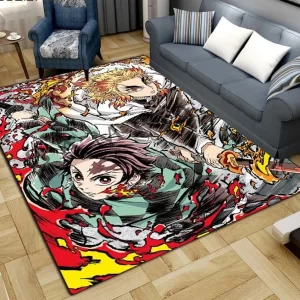 Tapis Demon Slayer Tanjiro Kyōjurō