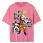 T-Shirt Dragon ball Vintage Goku Vs Frieza