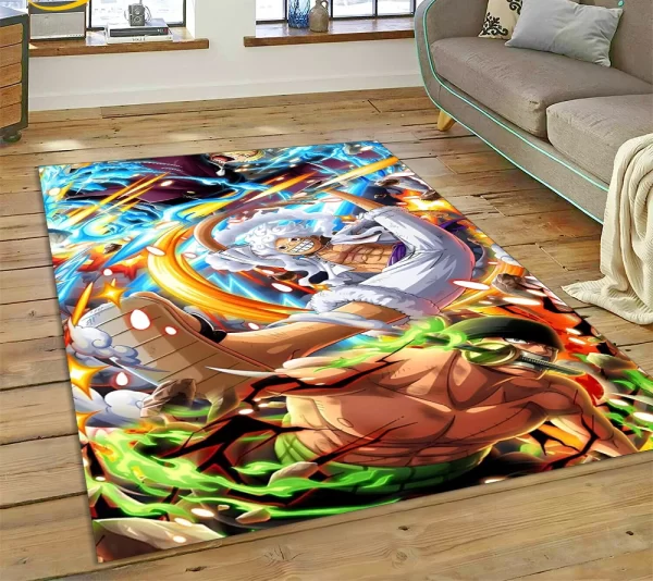 Tapis One Piece Luffy Gear 5 Zoro