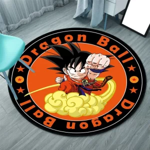 Tapis Dragon ball Rond Petit Son Goku T3