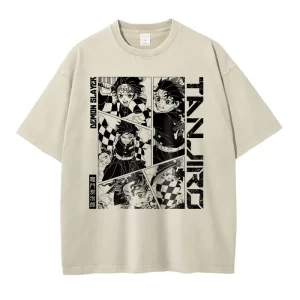 T-Shirt Demon Slayer Vintage Tanjiro T1