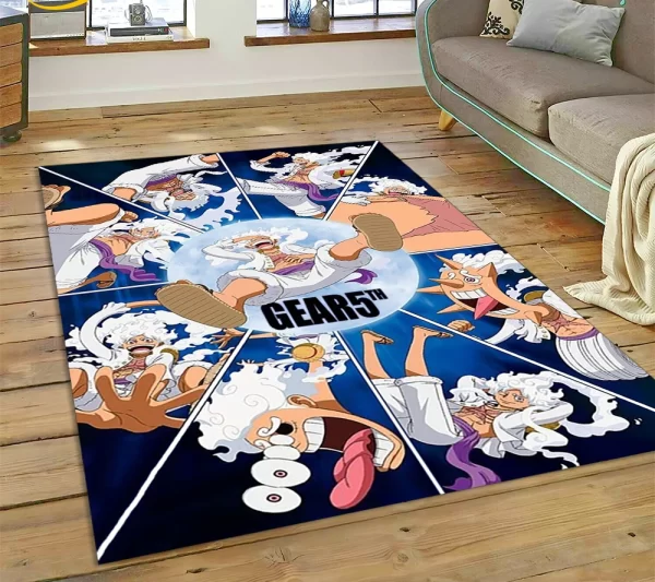 Tapis One Piece Luffy Gear 5 Decor