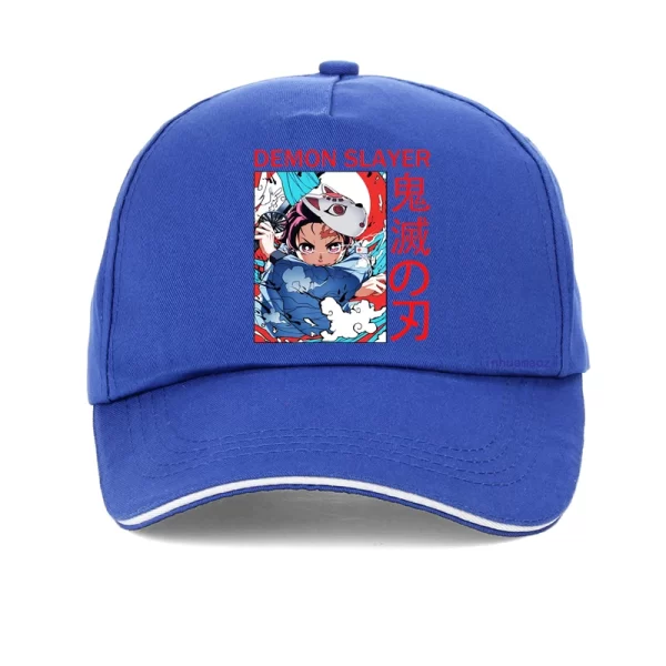 Casquette Demon Slayer Bleu C4