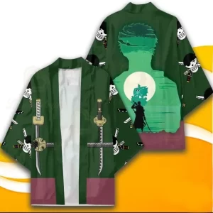 Cosplay One Piece Kimono Roronoa Zoro C1