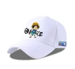 Casquette One Piece Blanche Luffy A4