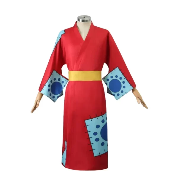 Cosplay One Piece Monkey D Luffy Wano Costume – Image 3