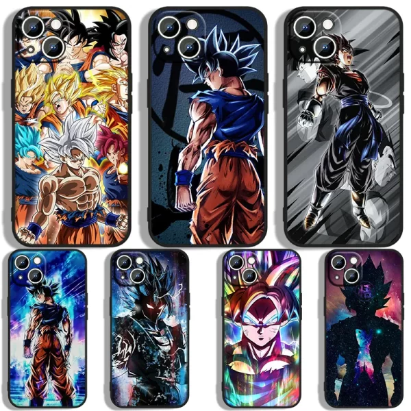 Coque Dragon Ball IPhone Silicone Goku C7 – Image 2