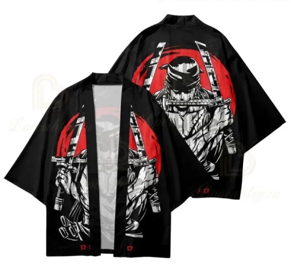 Cosplay One Piece Kimono Roronoa Zoro