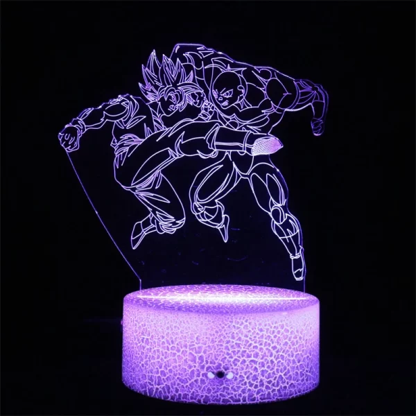 Lampe 3D Dragon ball Goku vs Jiren