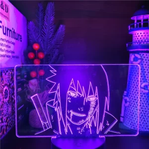 Lampe 3D Naruto Sasuke Uchiha L3