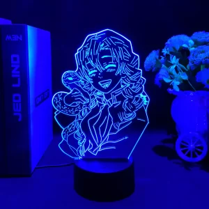 Lampe 3D Demon Slayer Kanroji Mitsuri L1