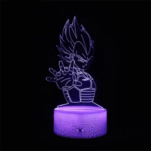 Lampe 3D Dragon ball Vegeta L1