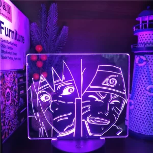 Lampe 3D Naruto et Minato Namikaze L1